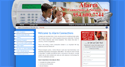 Desktop Screenshot of alarmconnections.com