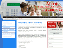Tablet Screenshot of alarmconnections.com